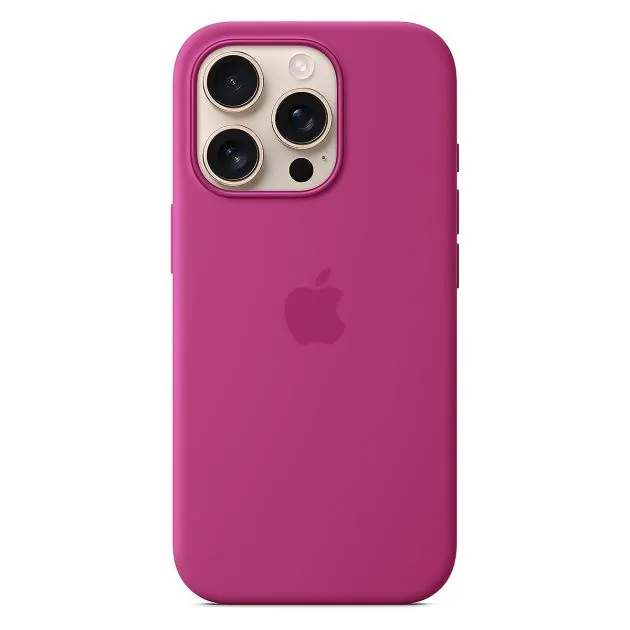 Pochette Apple silicone MagSafe iPhone 16 Pro Max vue 2
