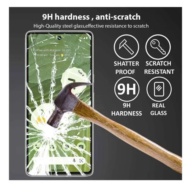 Vitre de protection Google Pixel 7 Pro — Transparente vue 3