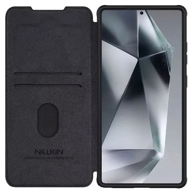 Pochette cuir Nillkin Qin Pro Galaxy S25 Ultra