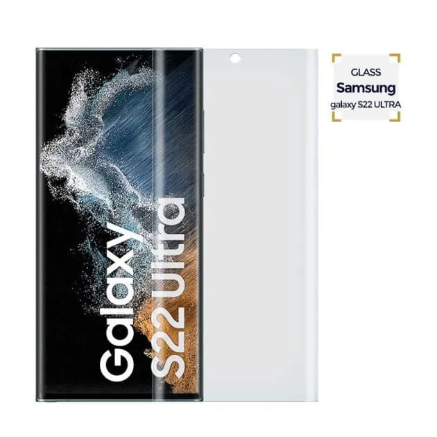 Vitre de protection Galaxy S22 Ultra — Verre trempé 2.5D